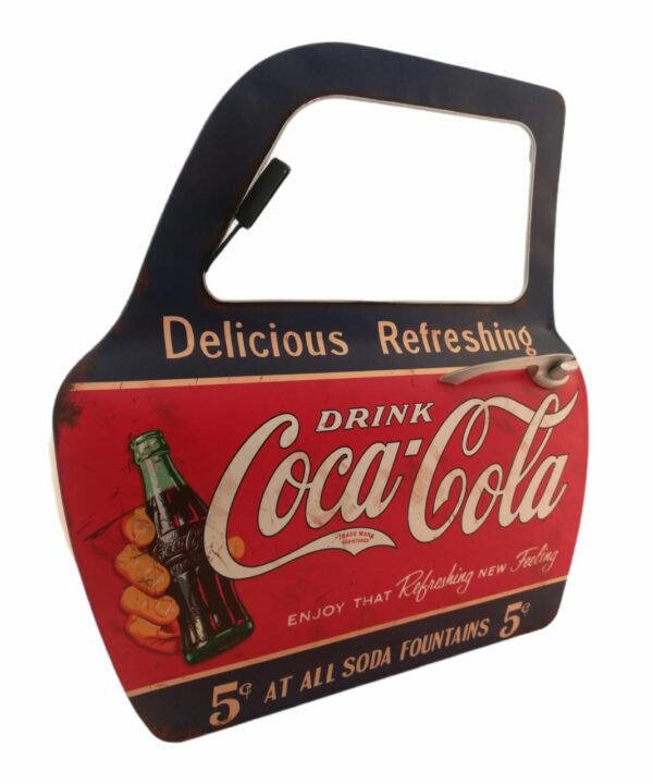 Cuadro Puerta Metálica Coca -Cola