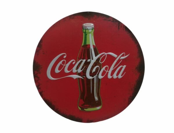 Placa Metálica  Coca-Cola