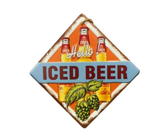 Placa Metálica  Ice  Beer - Image 3