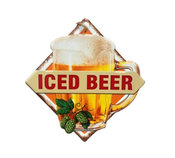 Placa Metálica  Ice  Beer - Image 2