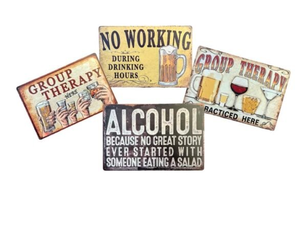 Placas Metálicas De Cerveza